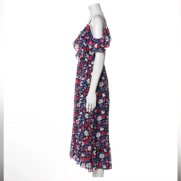 Kate Spade New York Navy Daisy Midi Dress RTR #42 - Picture 4 of 4